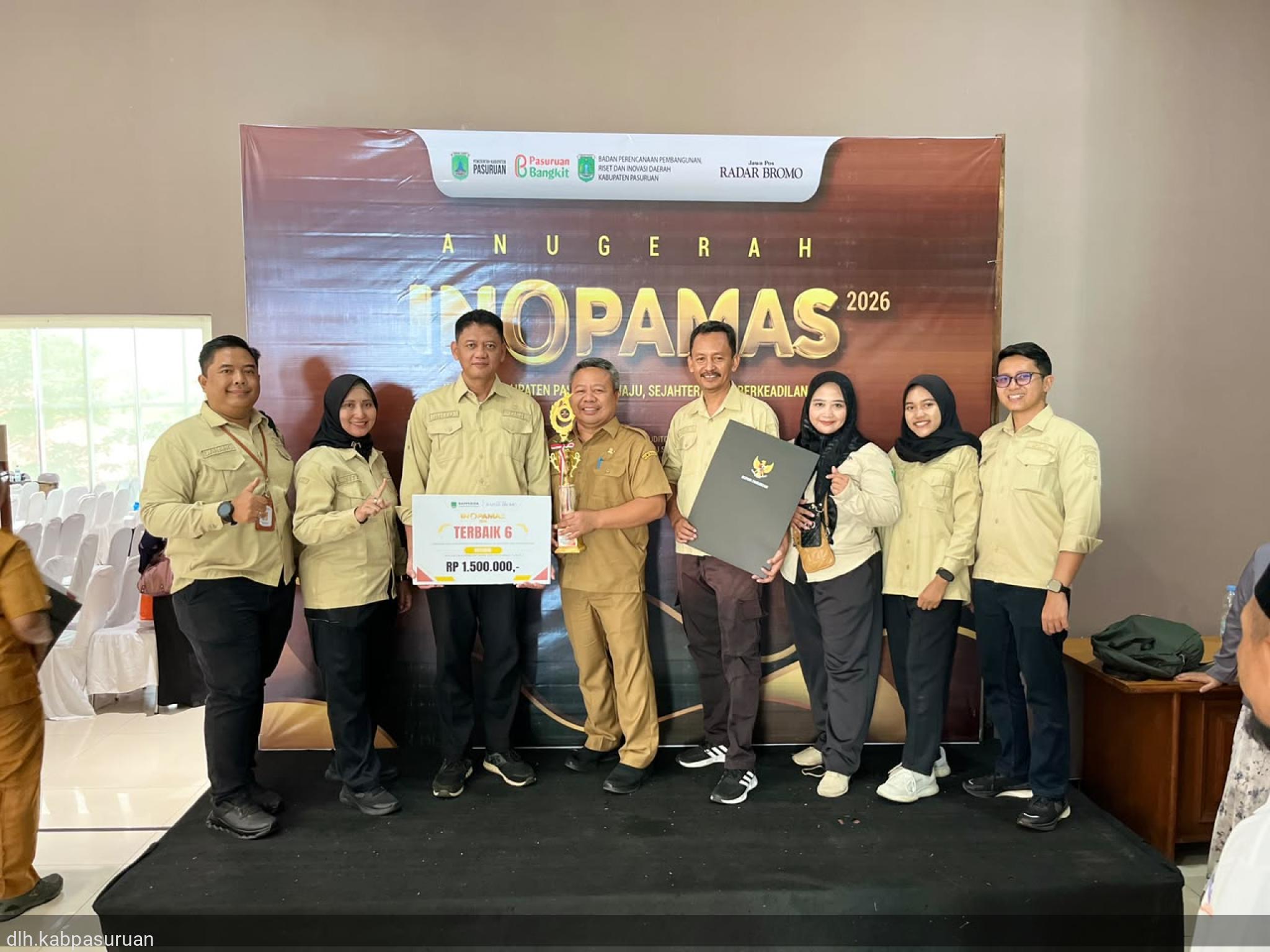 Dinas Lingkungan Hidup Kabupaten Pasuruan Raih Peringkat VI Anugerah INOPAMAS 2026 Melalui Inovasi PROKASIH